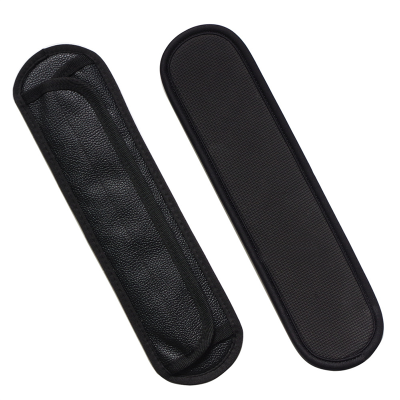 Full view of a removable, non-slip shoulder pad for guitar strap