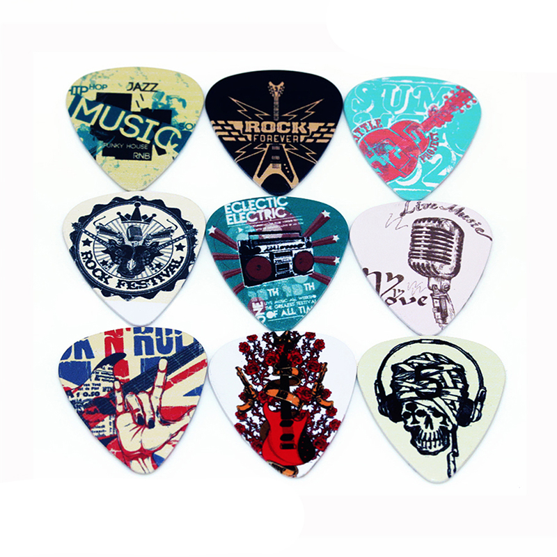 1.5mm pick box for acoustic electric bass - cool designs!