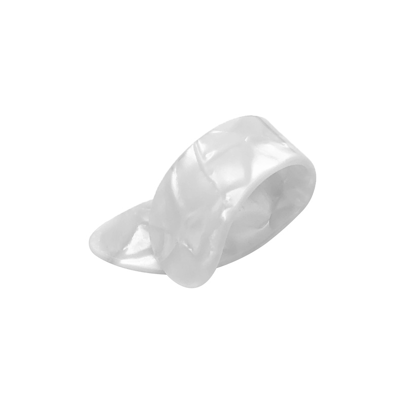 Medium Guitar Pick for Acoustic Guitars - thickness 1.2mm, white
