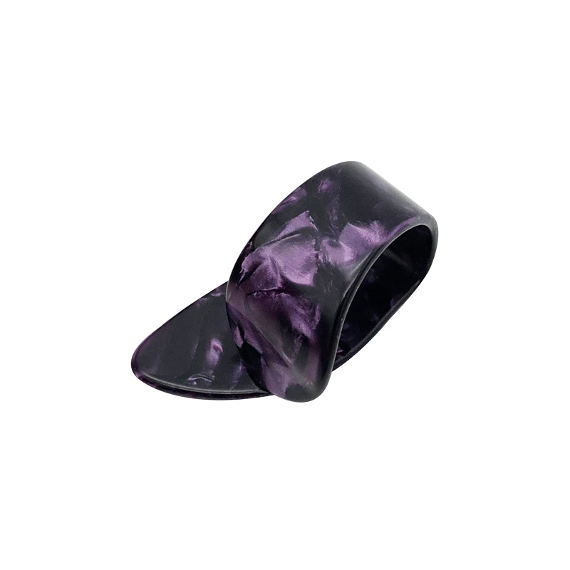 Thumb Pick for Acoustic, Electric, or Bass Guitars - 1.2mm thickness - purple