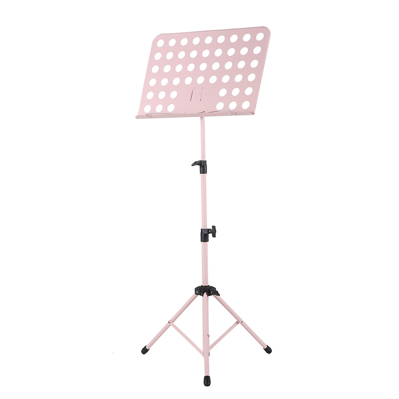 Folding guitar stand made of aluminum alloy - pink model