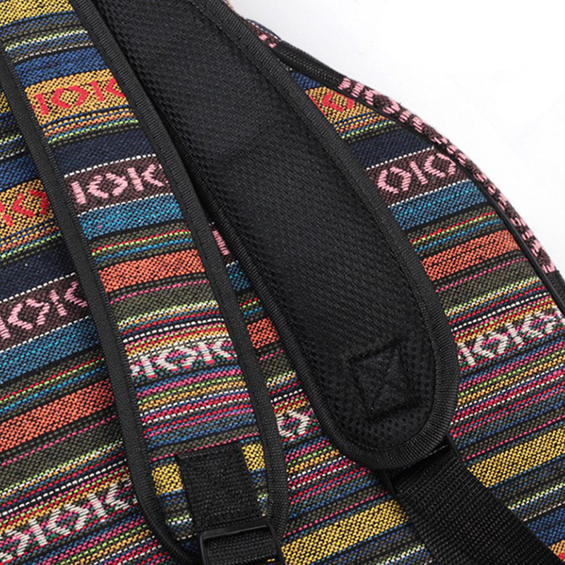 Vintage-looking guitar straps for acoustic guitar case