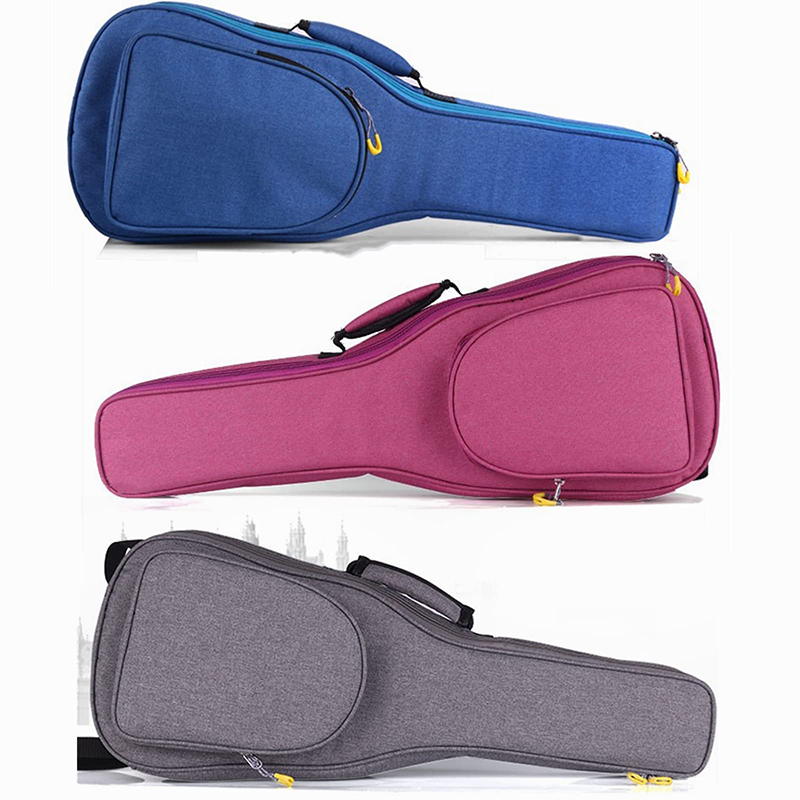 Detailed view of the waterproof, dustproof, and shockproof ukulele case.
