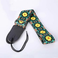 Fabric strap with a summer flower pattern, Flower Power
