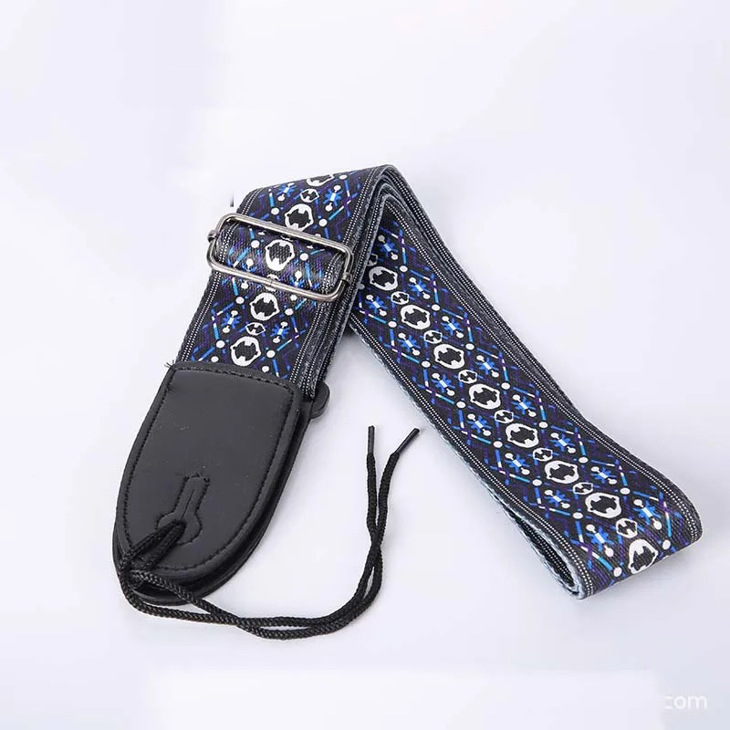 Fabric strap with a psychedelic pattern