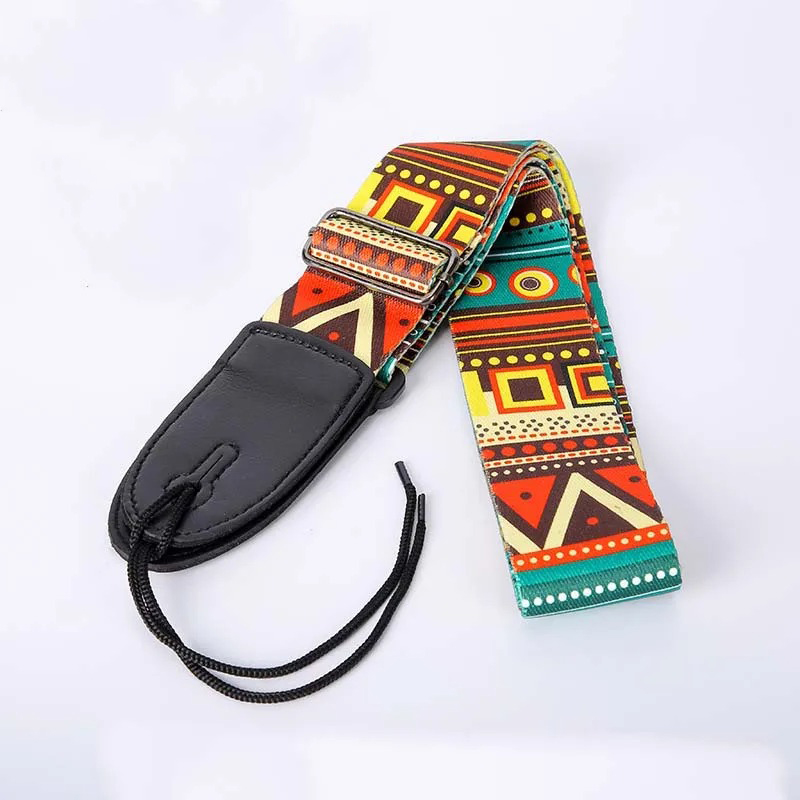Fabric strap with a Maya ethnic pattern