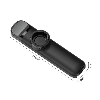 Dimensions of hard plastic Kazoo with mouthpiece