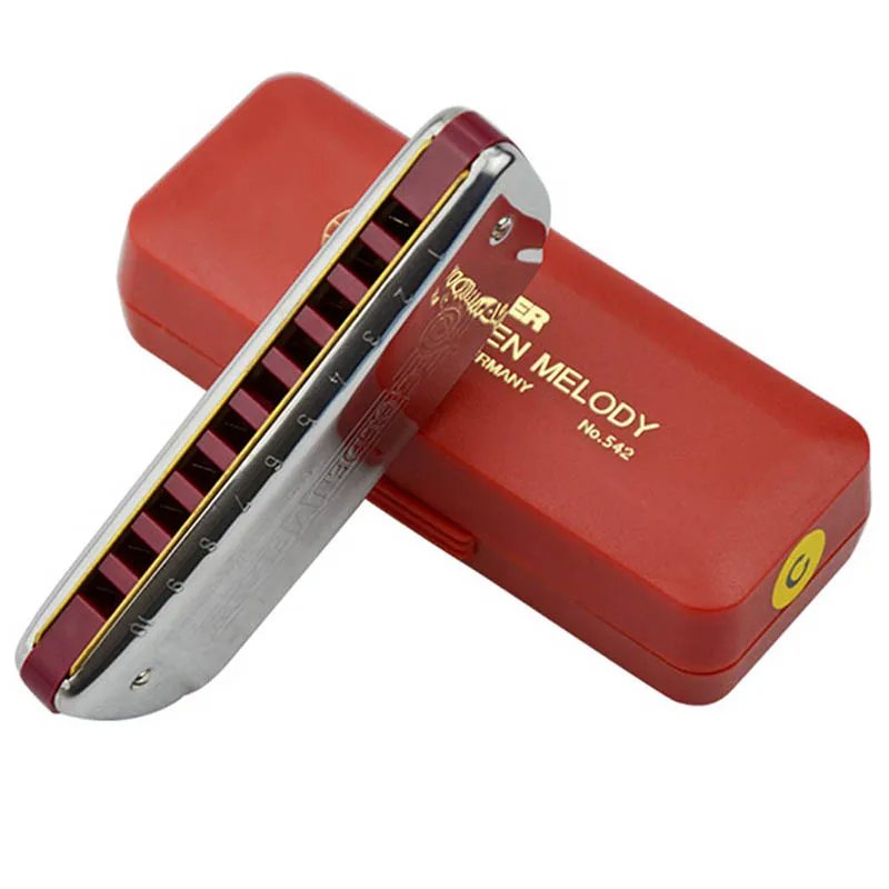 Retro diatonic harmonica with 9 tunings