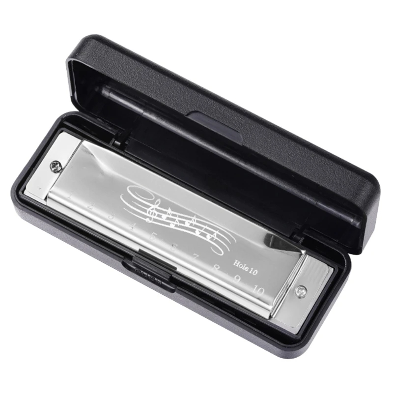 Standard diatonic harmonica in 6 colors - gray color