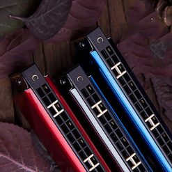 24-hole Polyphonic Harmonica:4 colors