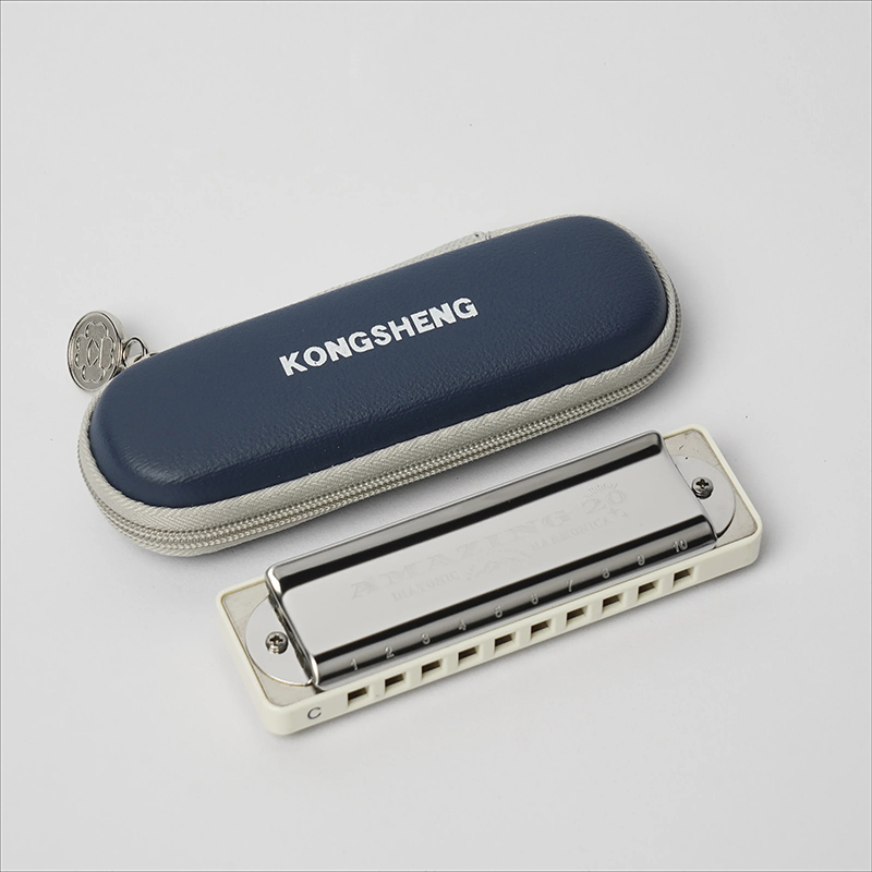 Diatonic harmonicas with selectable tuning - white - key of A
