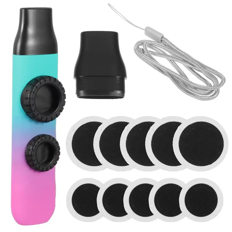 Rainbow kazoo with two openings - model 3