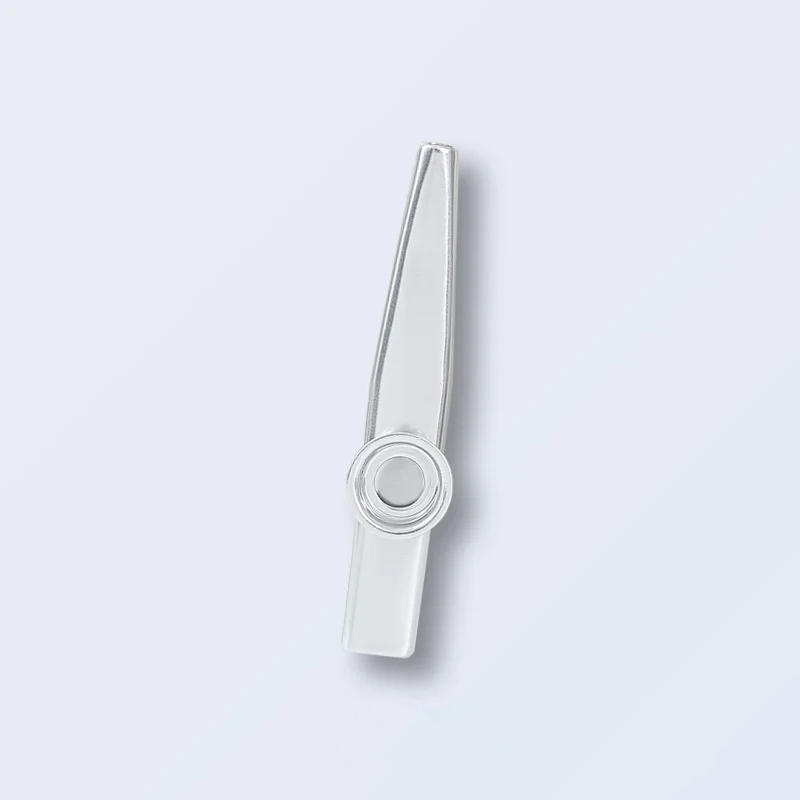 Aluminum alloy kazoo in 7 colors - silver color