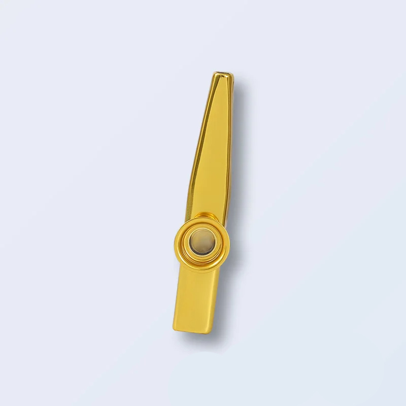 Aluminum alloy kazoo in 7 colors - yellow color