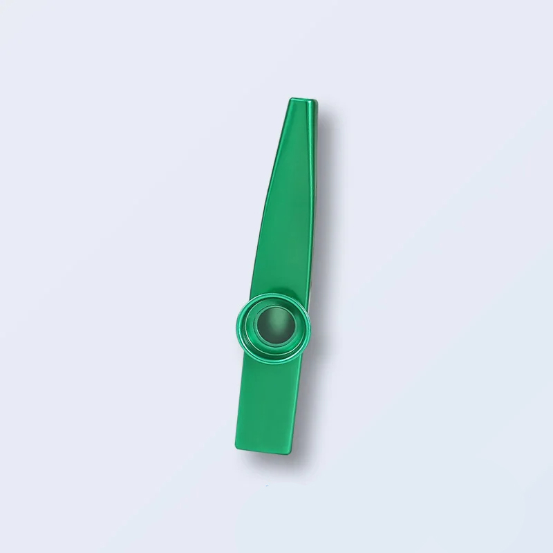 Aluminum alloy kazoo in 7 colors - green color