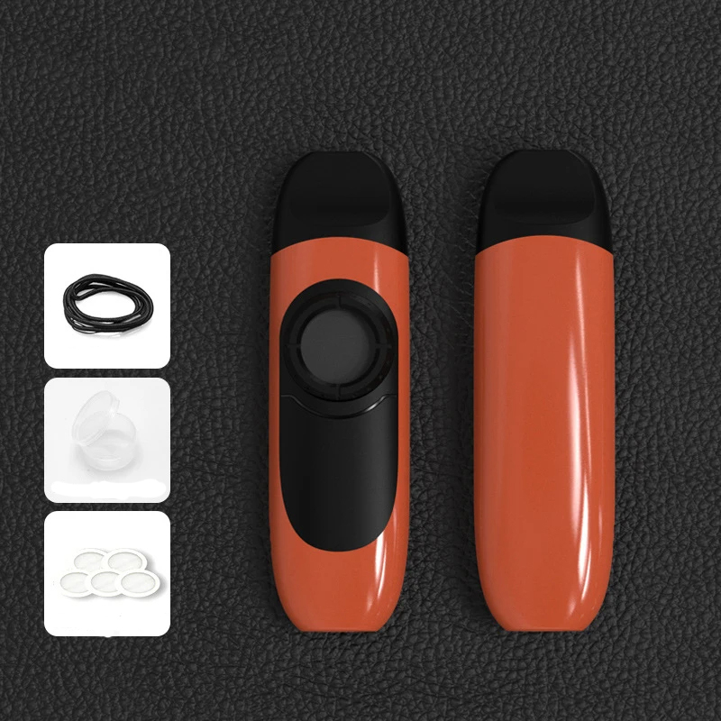 Hard plastic kazoo in 4 colors - orange color