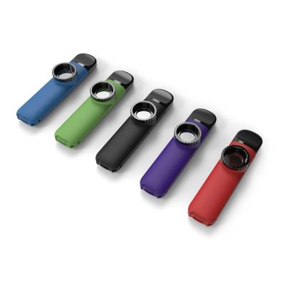 Hard plastic kazoo with mouthpiece in 5 colors