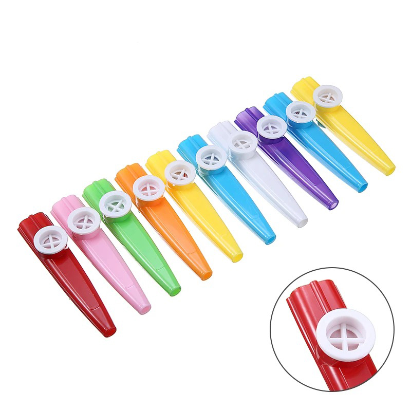 Complete set of 10 kazoos for children