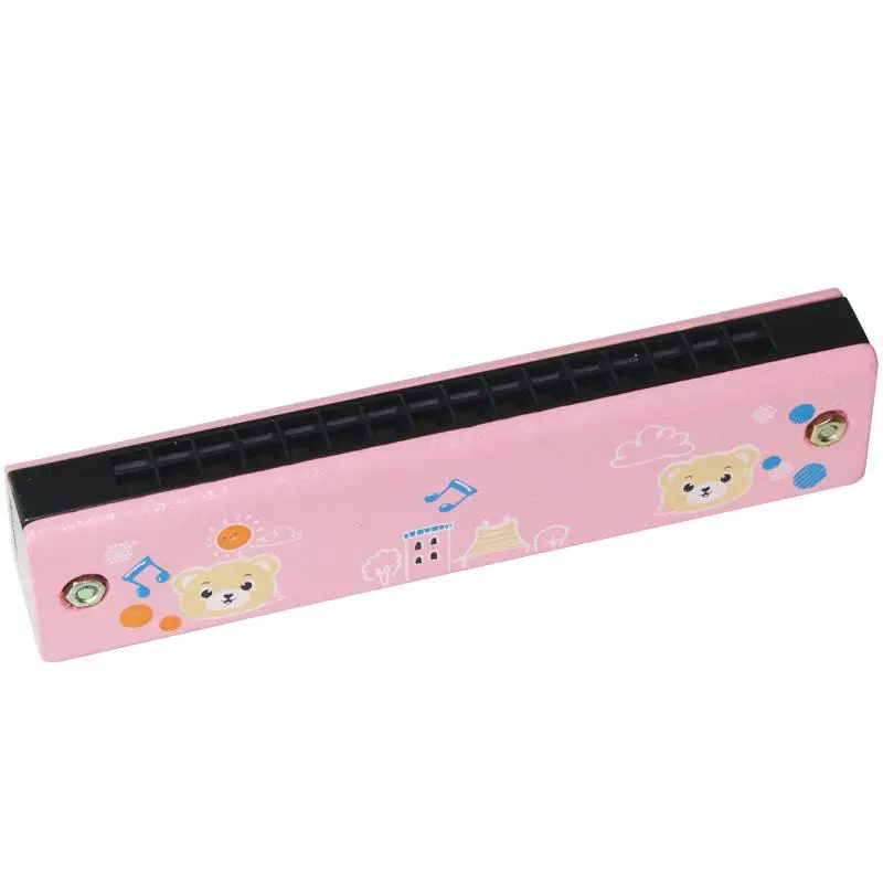 Sets of 10 harmonicas with 16 holes for children - model 3