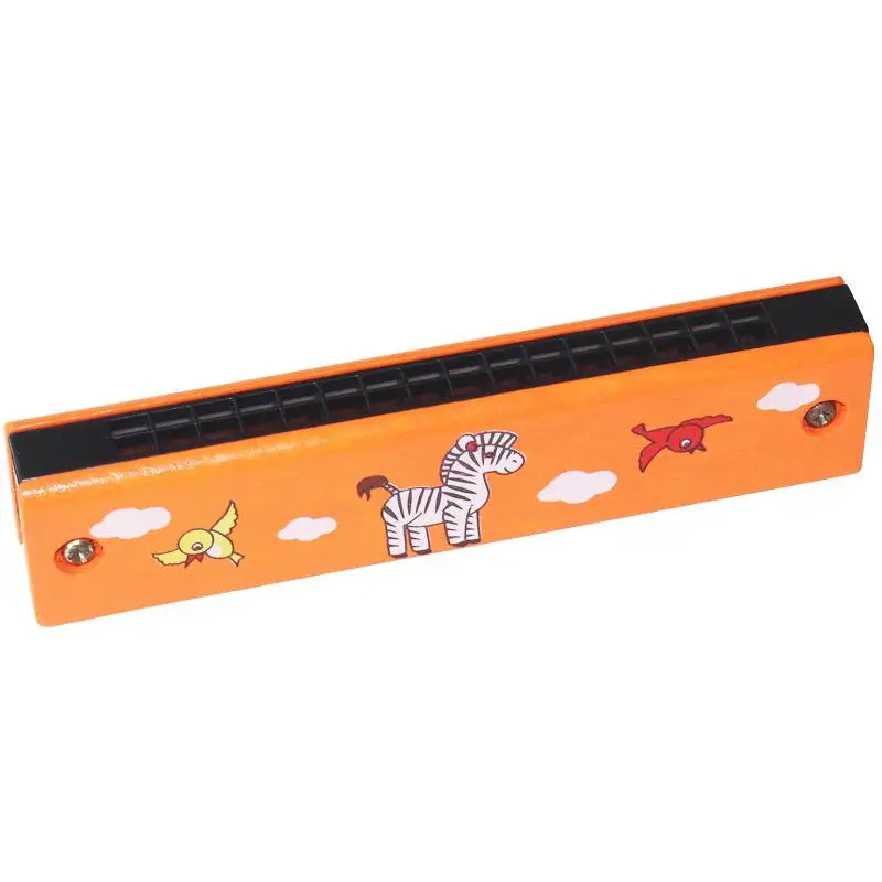 Sets of 10 harmonicas with 16 holes for children - model 4
