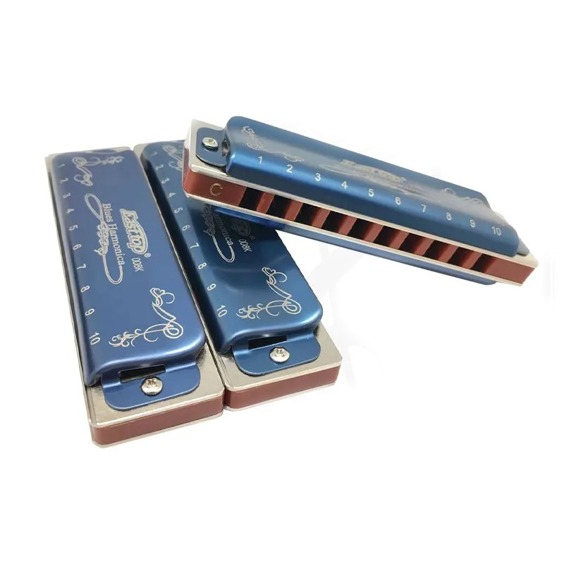 Details of a pack of 3 diatonic harmonicas in 3 different tunings