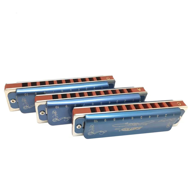 Pack of 3 diatonic harmonicas in 3 different tunings
