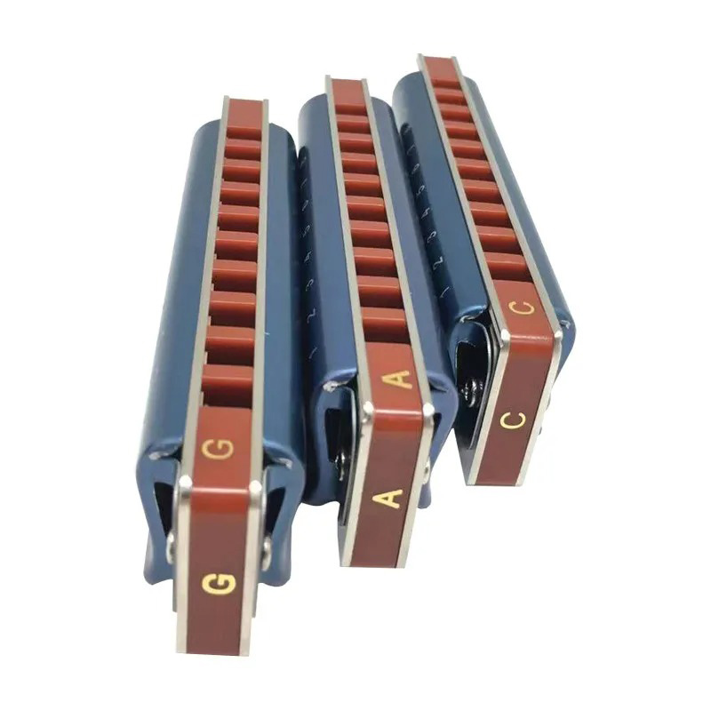 Pack of 3 diatonic harmonicas in 3 different tunings