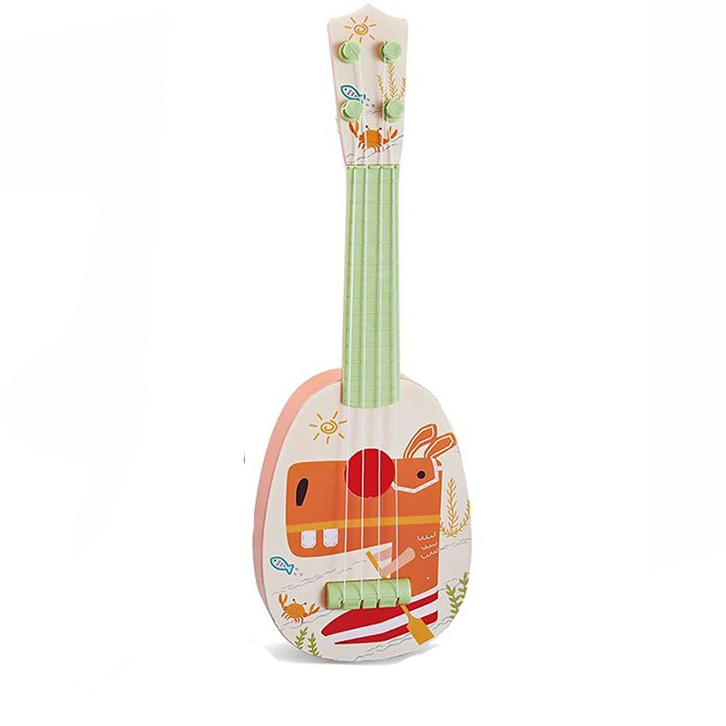 General view of the 'Hippo Malin du Verger' children's guitar for the youngest ones.