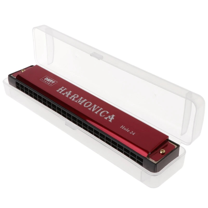 24-hole harmonica in 4 colors
