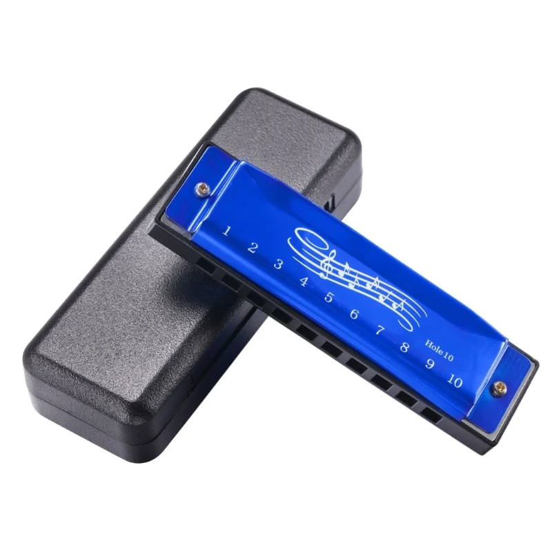 Standard diatonic harmonica storage box in 6 colors