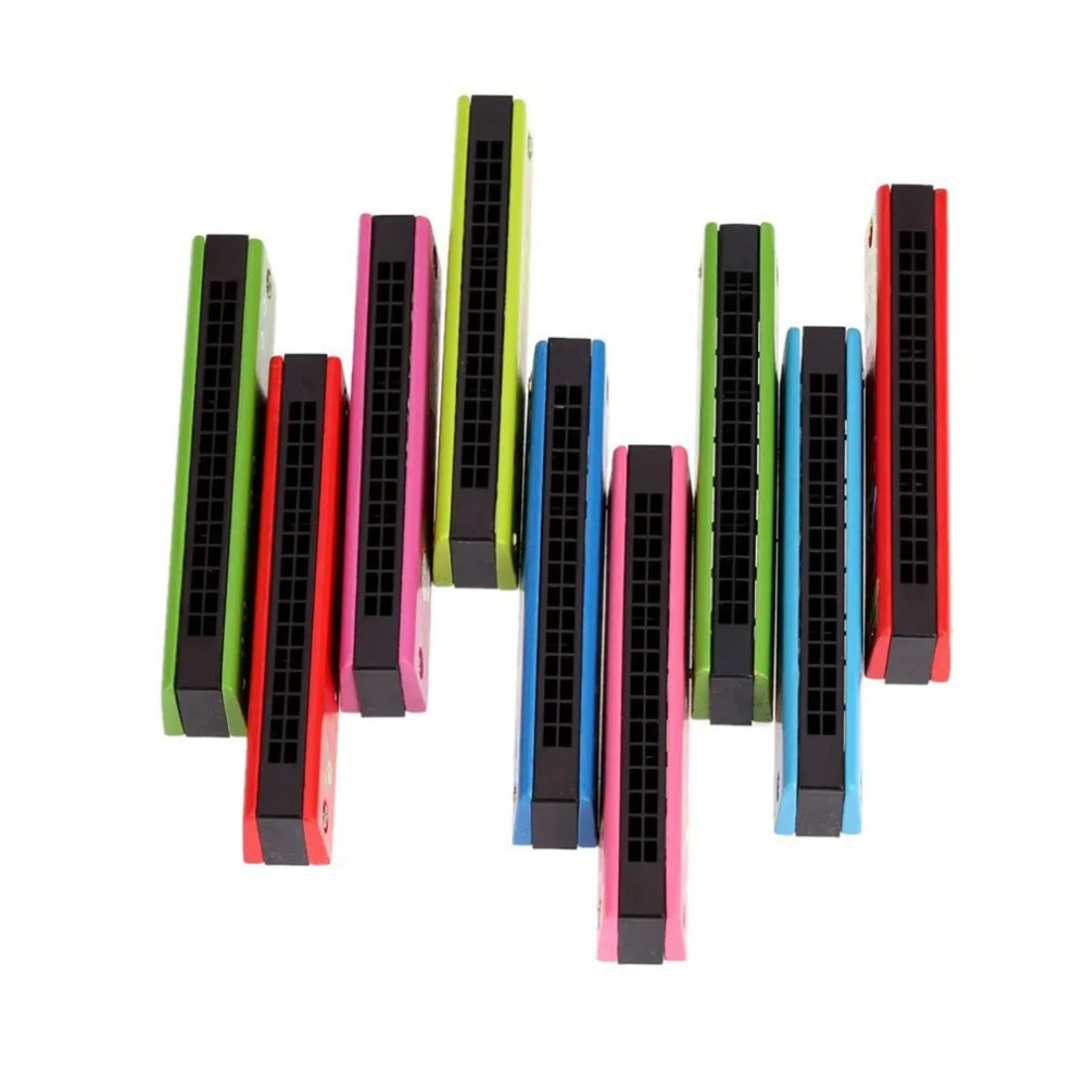Details of a 16-hole tremolo for children