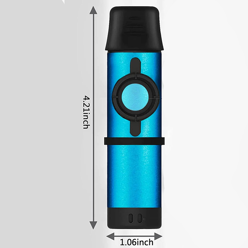 Dimensions of electric Kazoo made of aluminum alloy - color