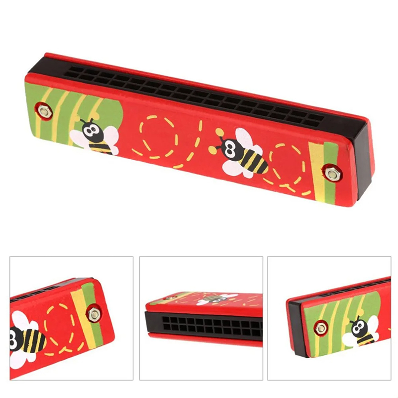 Detailed view of a 16-hole tremolo for children