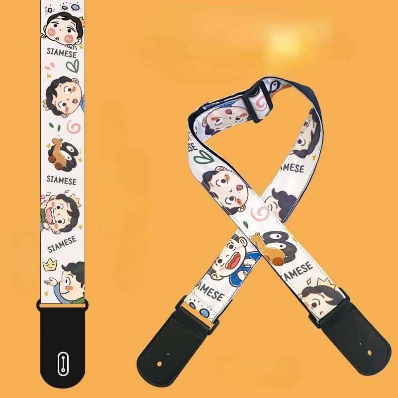Japanese Cartoon Design Children's Guitar Strap