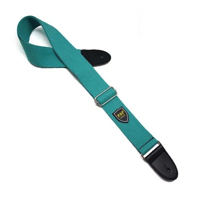 Woven Cotton Strap in Fresh Turquoise Color