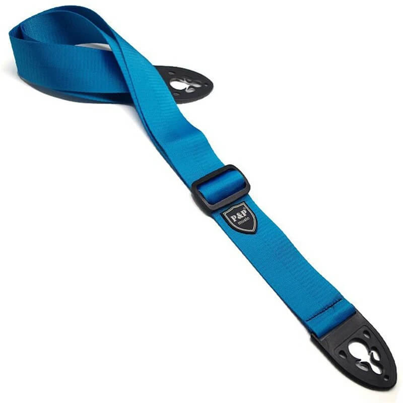 Brightly Colored Polyester Strap - Blue Color