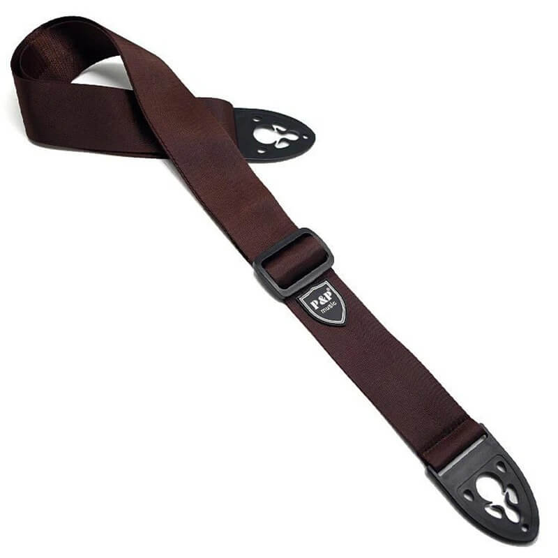 Vibrant Polyester Strap - Brown Color