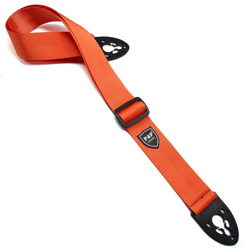 Brightly Colored Polyester Strap - Orange Color