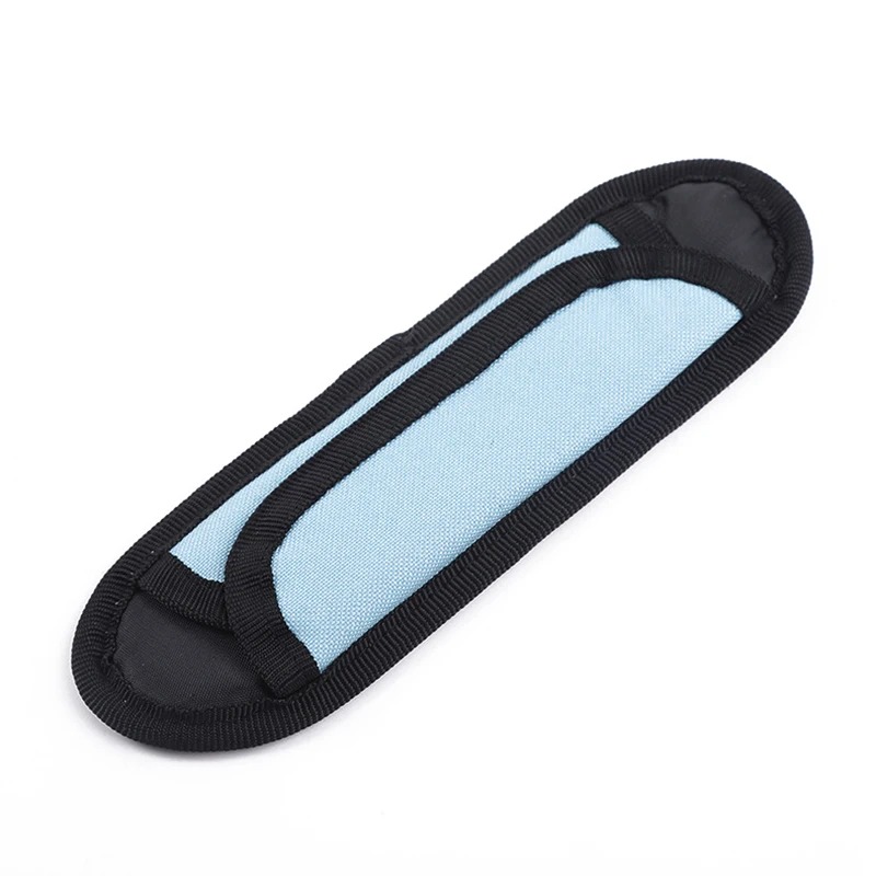 Removable and non-slip shoulder pad for guitar strap - sky blue color
