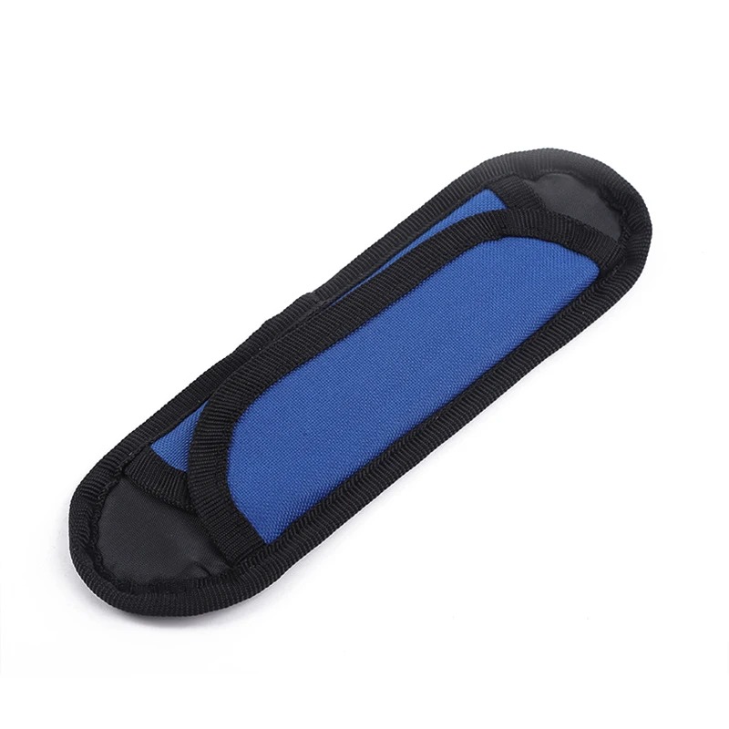Removable non-slip shoulder pad for guitar strap - dark blue color