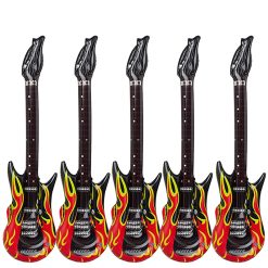 Inflatable Guitars Lot - Pack of 7