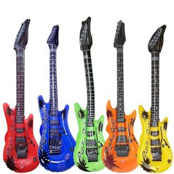 Lot of Inflatable Guitars - Pack of 8