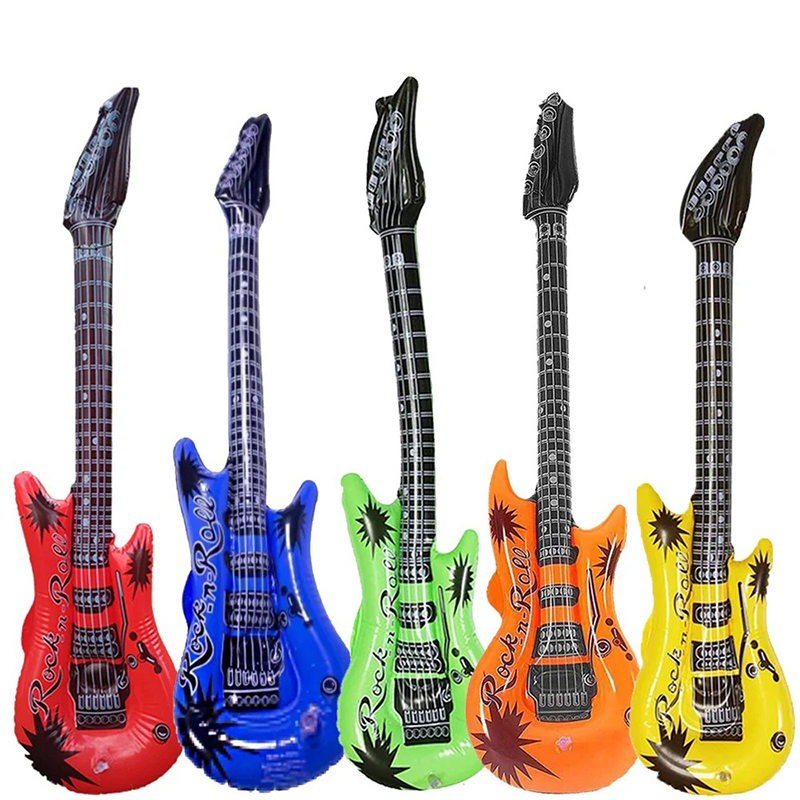 Lot of Inflatable Guitars - Pack of 8