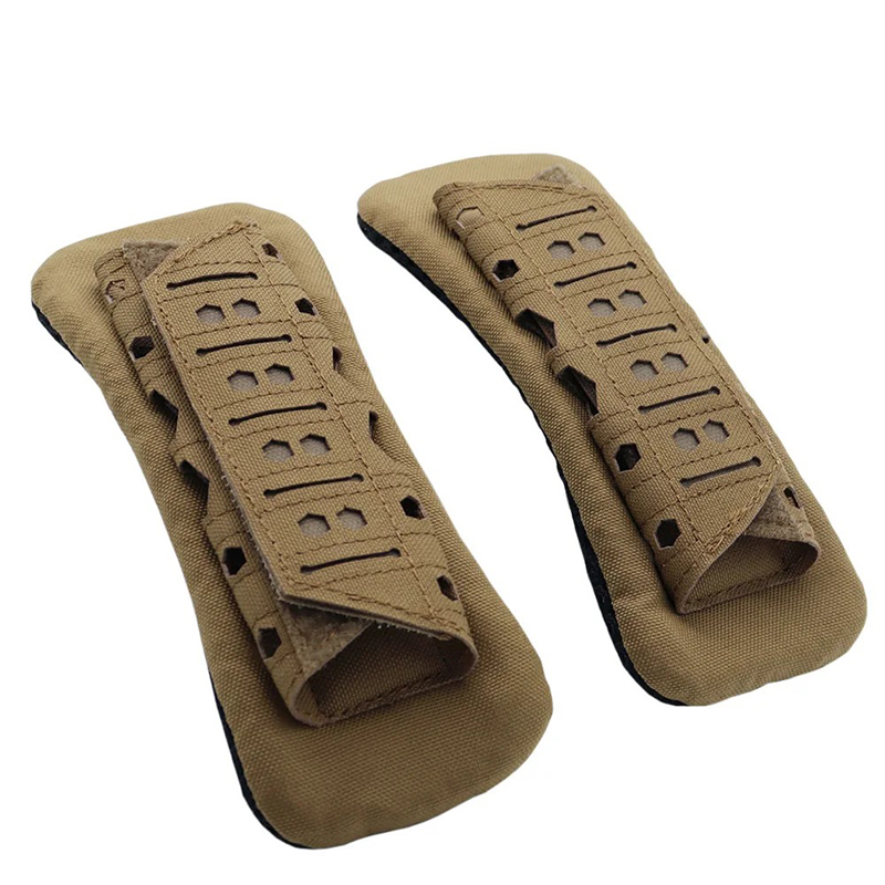 Super padded ergonomic shoulder strap with breathable mesh for guitar - beige color