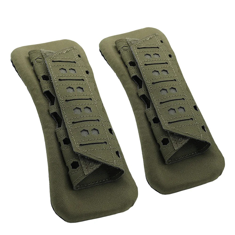 Super padded ergonomic shoulder strap with breathable mesh for guitar - green color