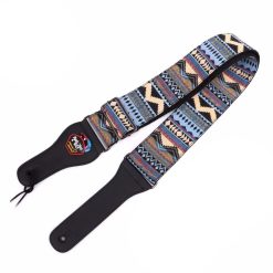 Vintage guitar strap with Inca ethnic patterns