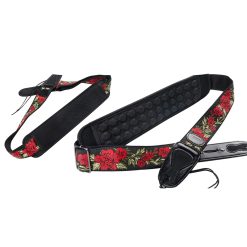 Ergonomic strap for guitar or bass