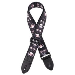 Skull and Pirates Guitar Strap
