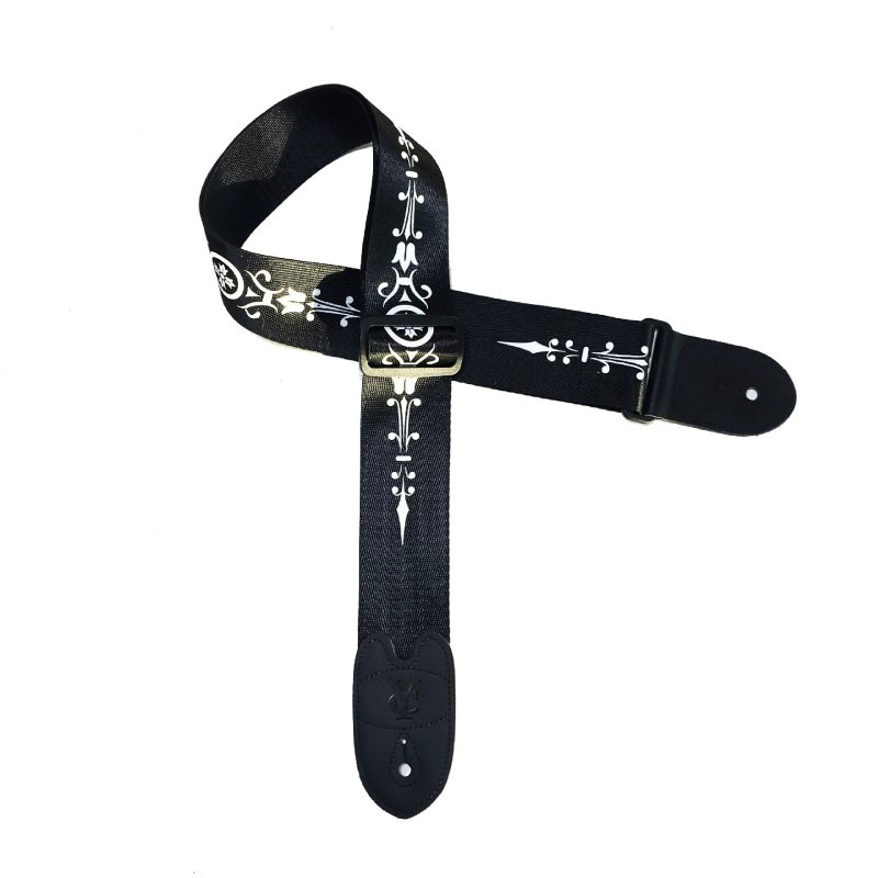 Medieval Gothic Patterned Guitar Strap
