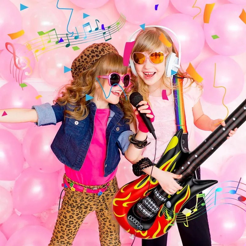 Use of Inflatable Electric Guitar